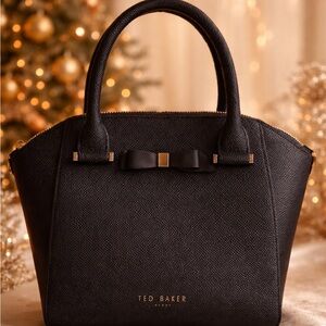 Ted Baker Black Bow Accent Satchel